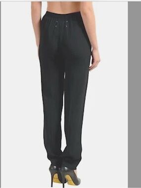 MM6 Margiela black wool pants with elastic waistband sz XS